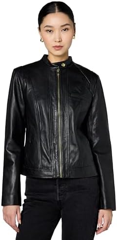 COLE HAAN Women's Outerwear JACKET/COAT,BLACK,EXTRA SMALL at